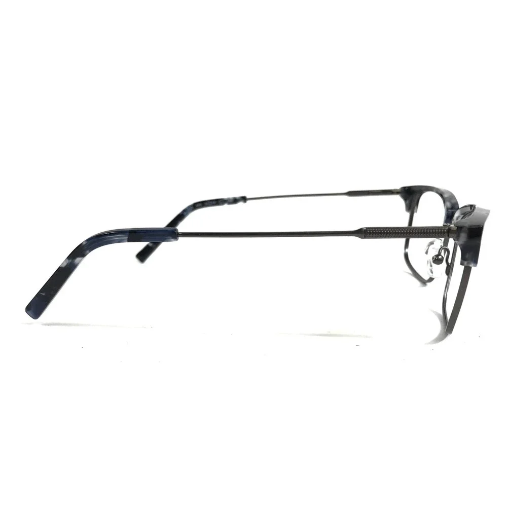 Marchon NYC Eyeglasses Frames M-2028 460 Black Gray Rectangle Full Rim 54-18-140